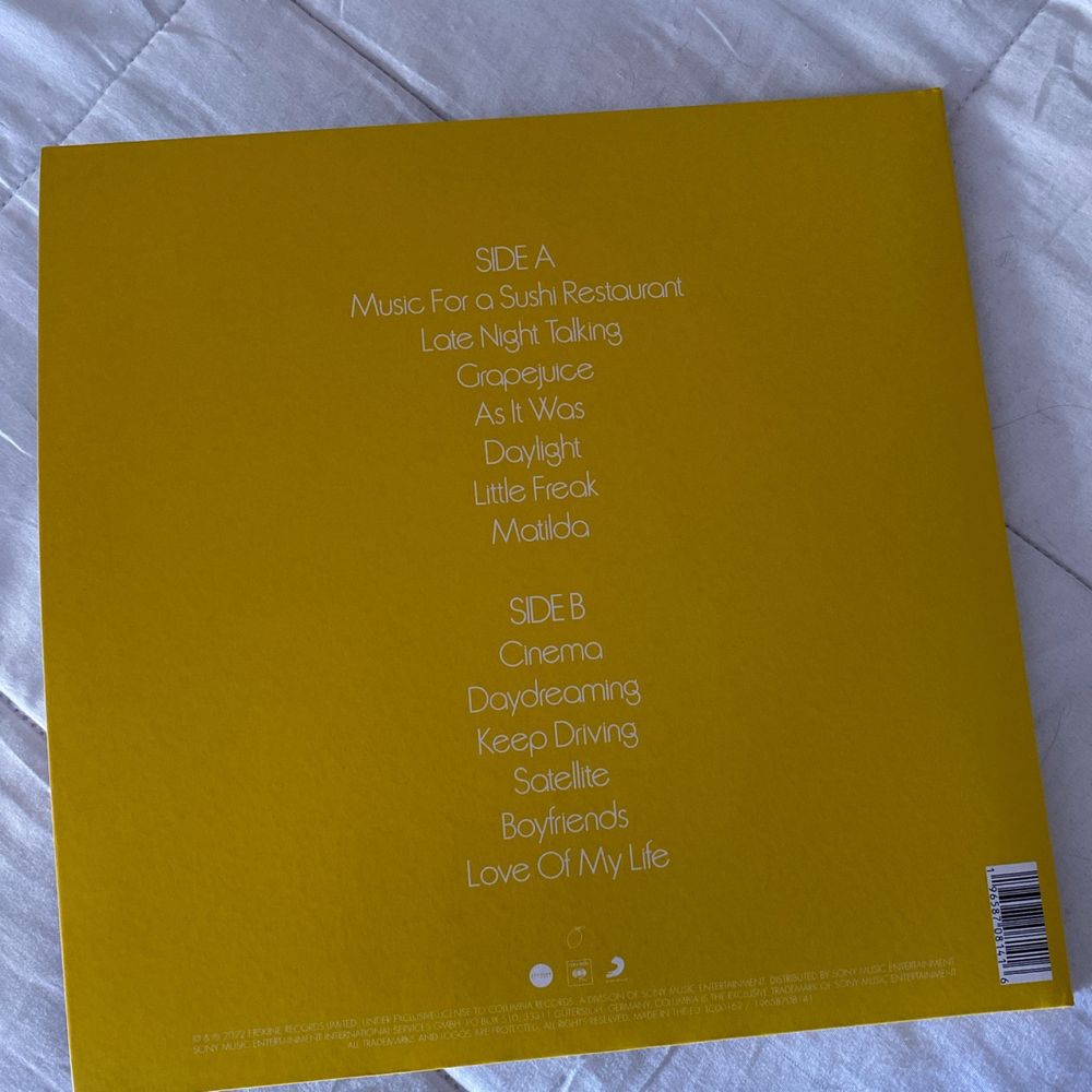 Vinil Harry Styles Harry's House amarelo