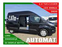 Ford transit-custom L2H2 *64999zł NETTO* 2,0TdCi/131KM  Klimatyzacja, Tempomat, Airbag kierowcy, Czujniki parkowania, Kamera