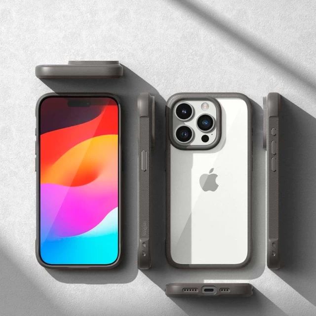 Чохол Ringke Fusion Bold для iPhone 15 Pro - Grey