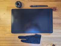 Tablet graficzny Kamvas 13 fiolet + pokrowiec + podkładka