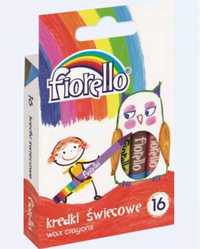 Kredki świecowe 16 kolorów FIORELLO