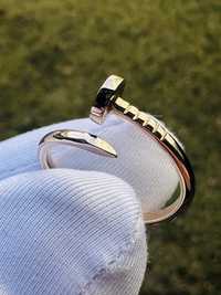 Золотое кольцо гвоздь cartier