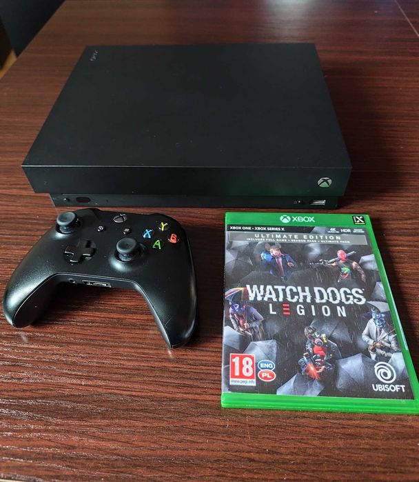 Xbox One X 1TB + Pad + gra