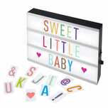 Tablica Podświetlana Napisy Light Box A4 85 liter Alecto ALB-01