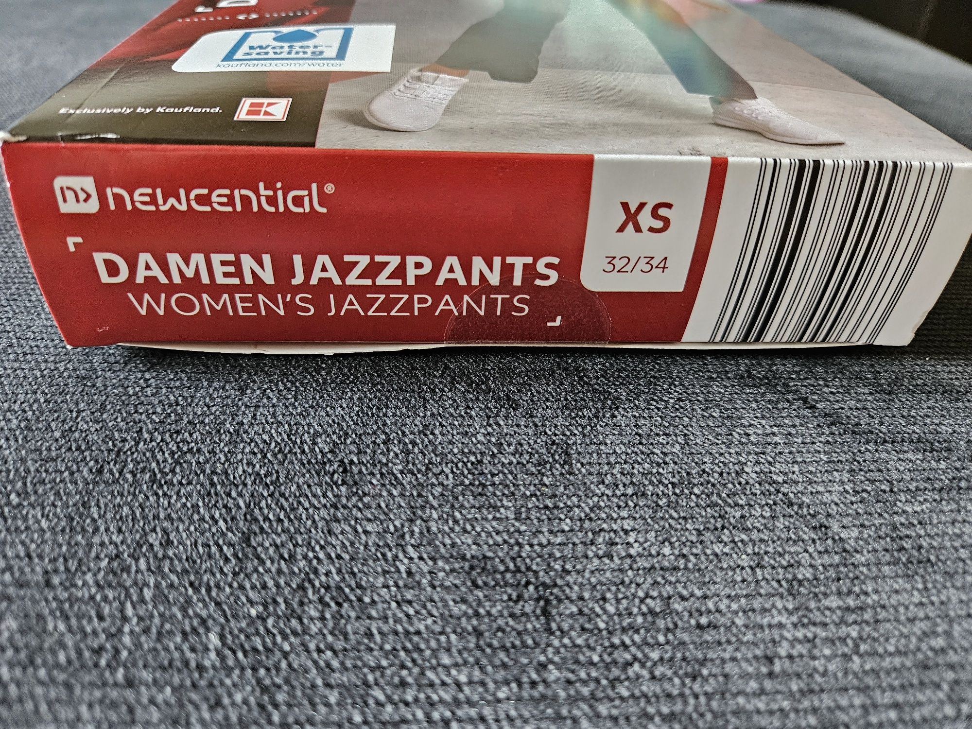 Spodnie do jazzu z lycry rozm S, szare