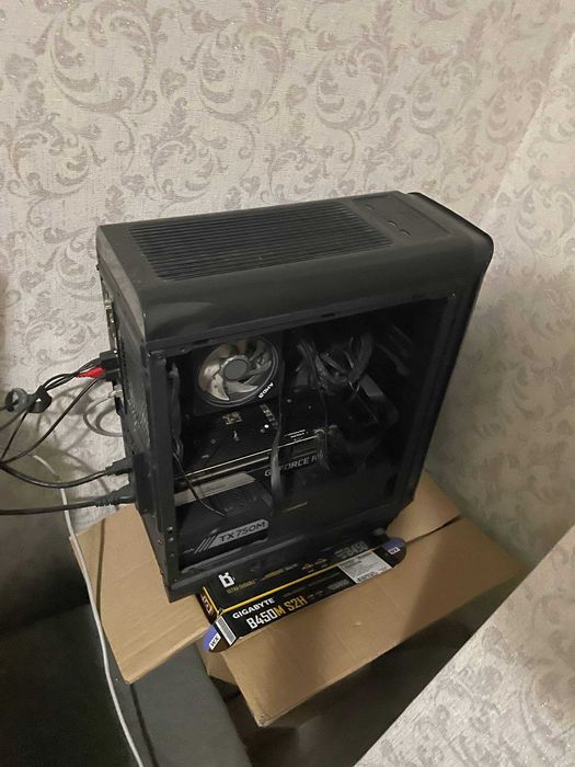 Компьютер Ryzen 7 2700 / RTX 3070 / 2x16гб ОЗУ