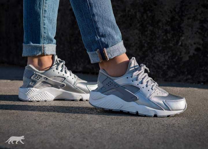 Кроссовки Nike Air Max женские кожа Nike Huarache весна Nike Air Force