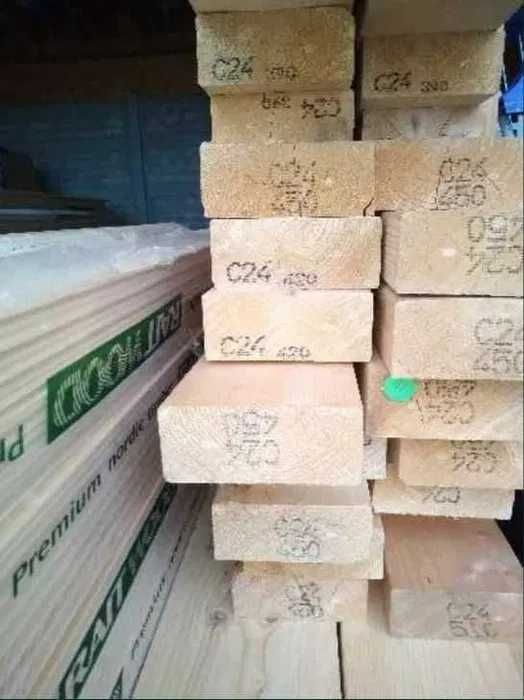 Drewno konstrukcyjne C24 45/45,70,95,120,145,170,195,220