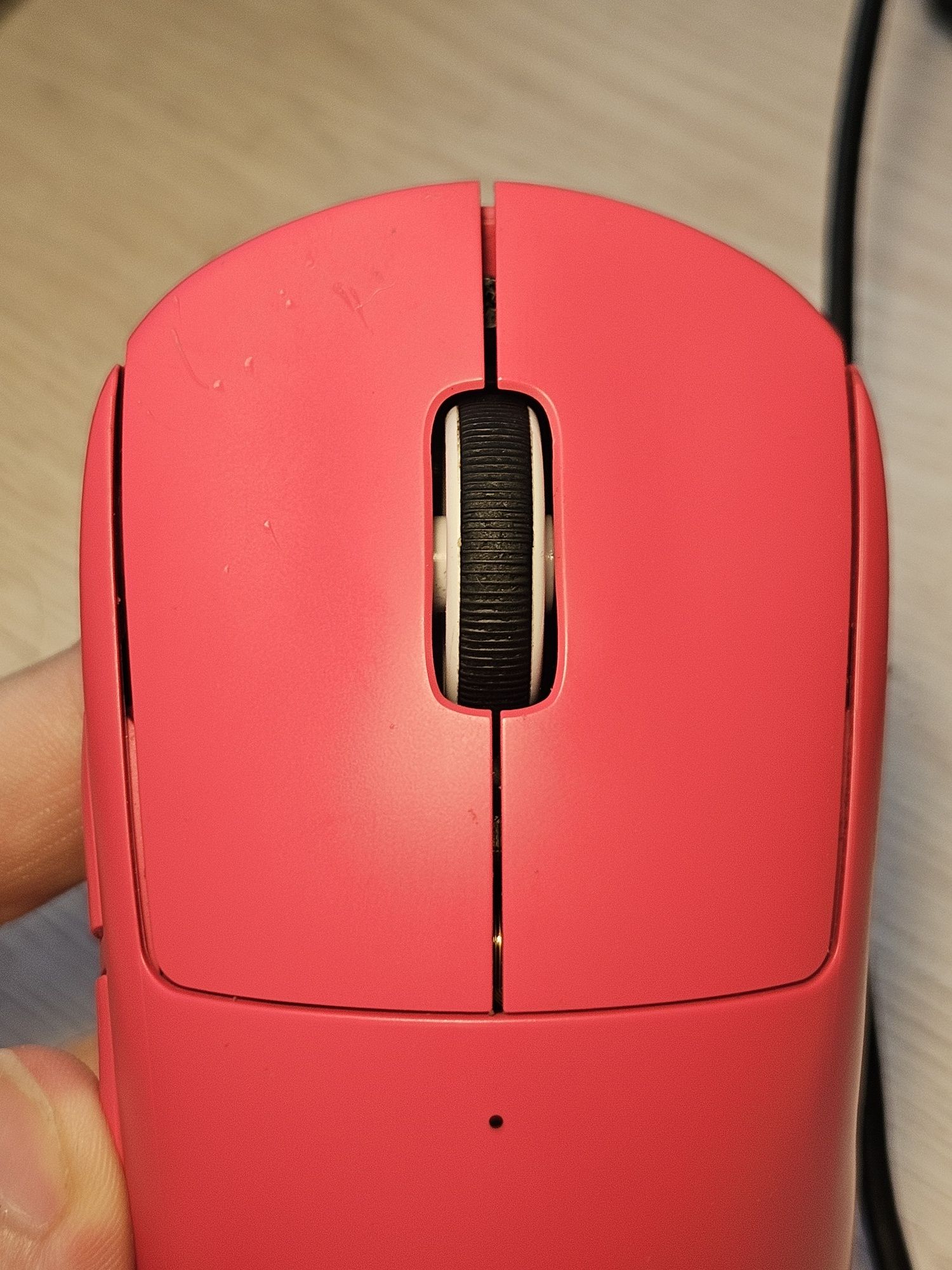 Custom Logitech Superlight 1 | Huano Silent (20m) | TTC Silver