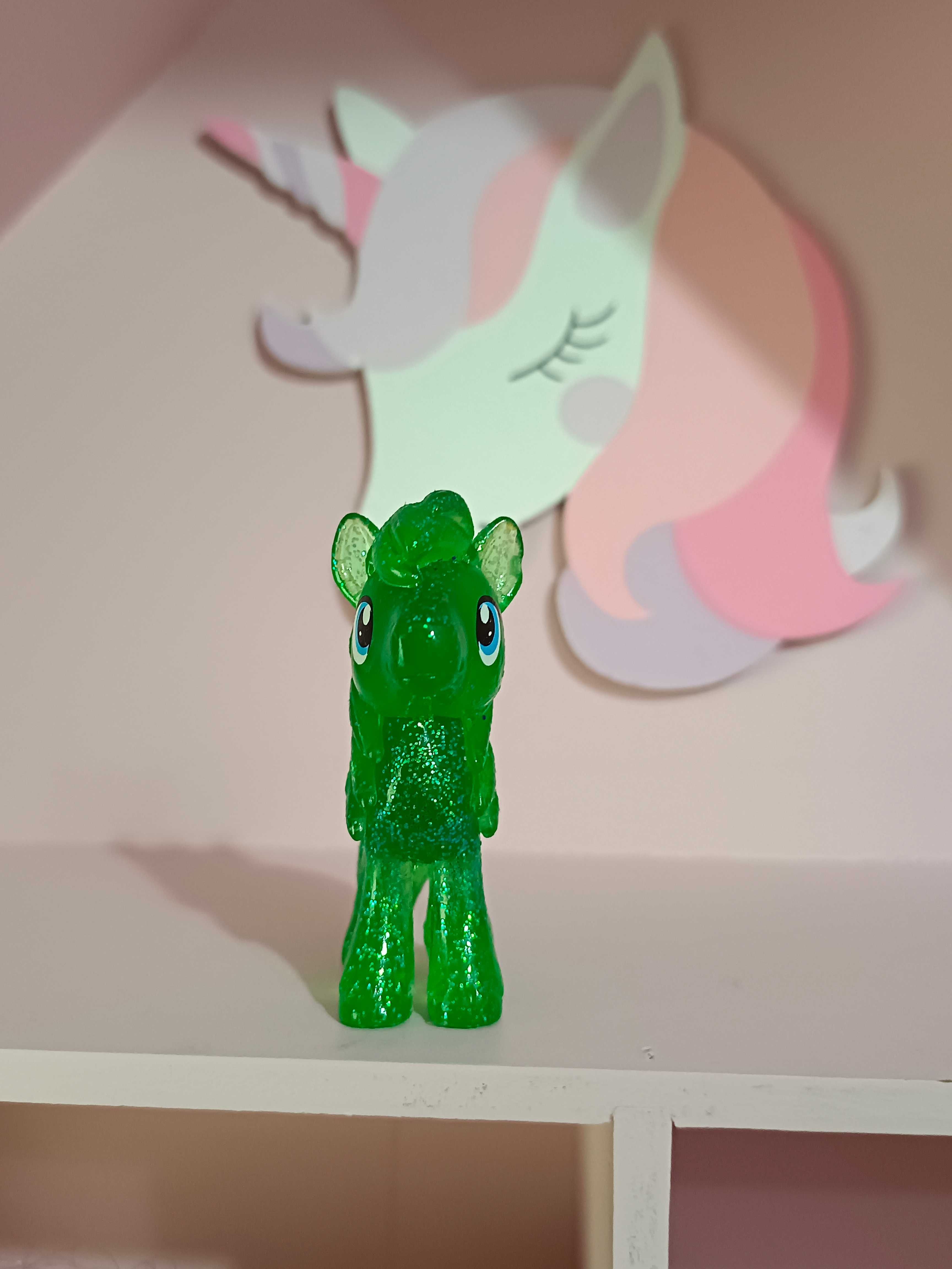 My Little Pony Emerald Ray glitter G4 figurka MLP unikat