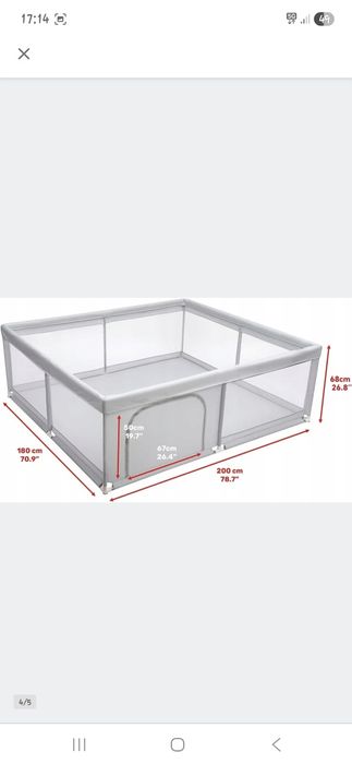 Kojec dla niemowląt