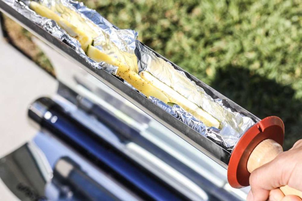 Forno Solar. Para cozinhar.