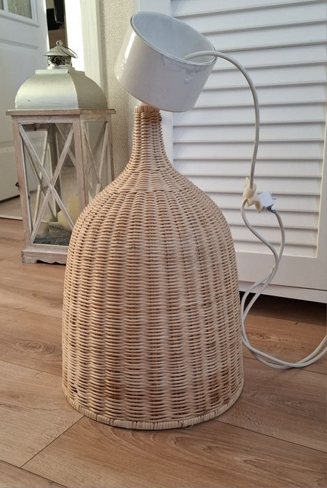 Lampa sufitowa Ikea,rattan