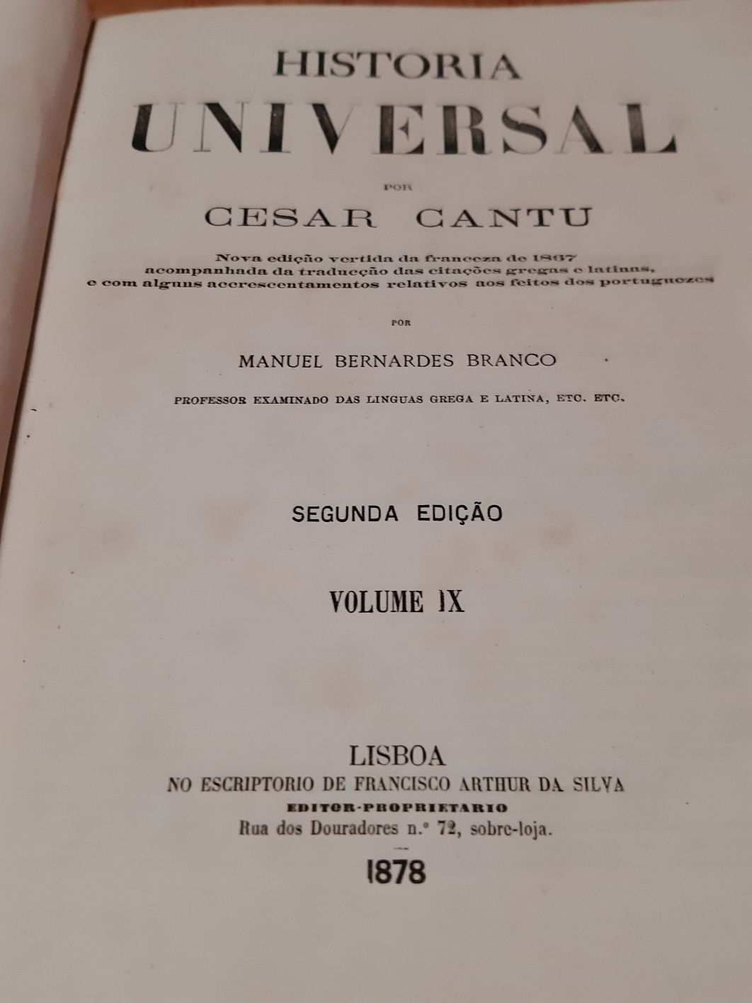 Historia universal por cesar cantu