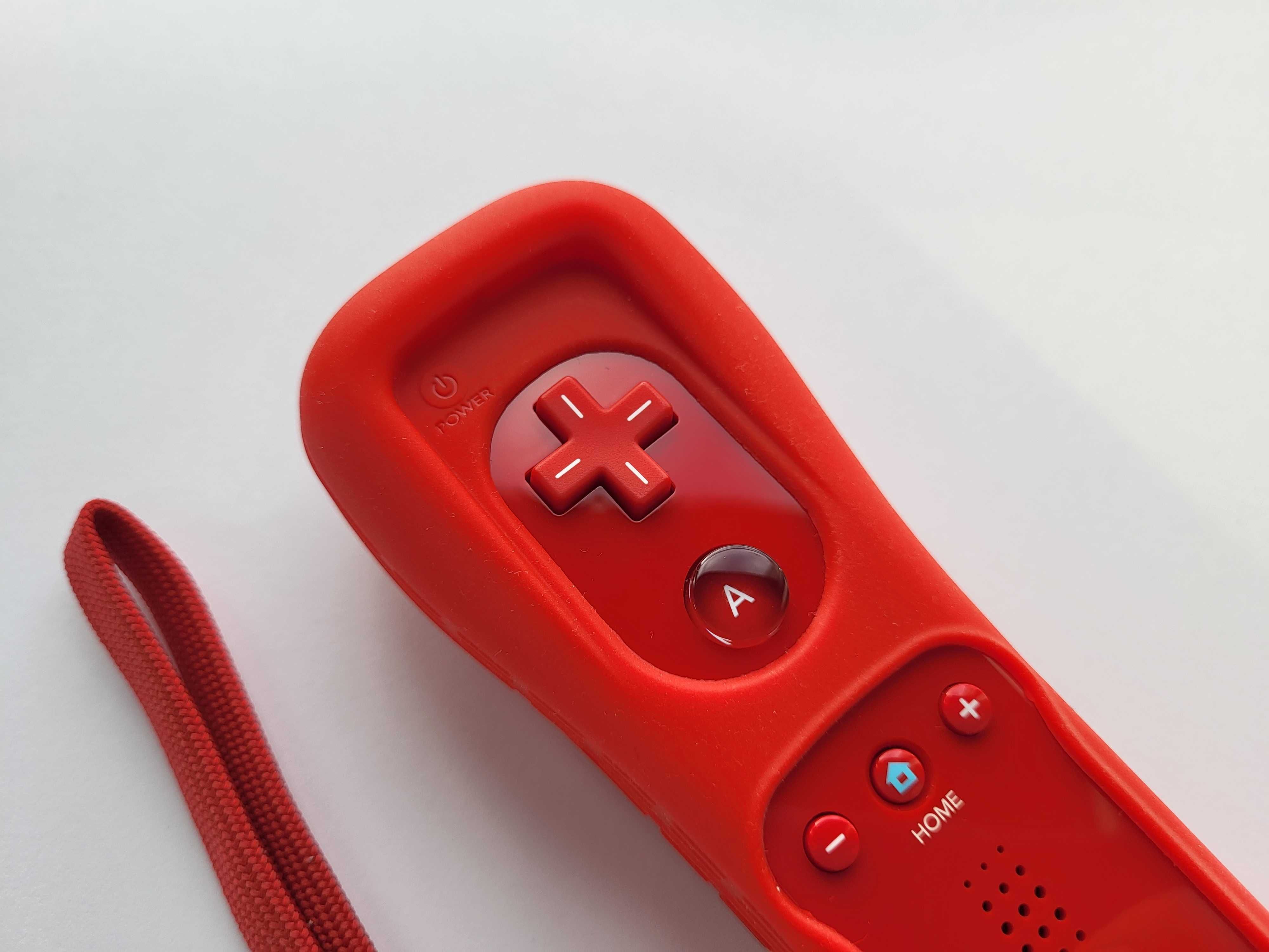 Oryginalny Kontroler Wii Remote Motion Plus Czerwony RED RVL-036 BDB