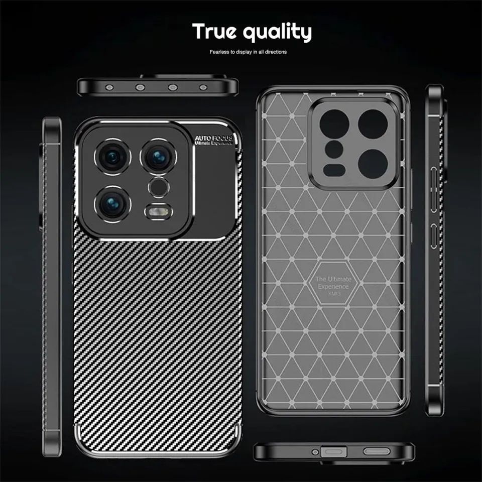 Capa T/ fibra carbono Xiaomi 13 / Xiaomi 13 Pró / Mi 13 / Mi 13 Pró