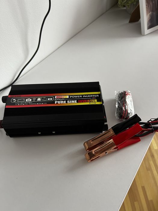 Инвертор перетворювач напруги 12 в 220В 4000Вт чиста синусоїда