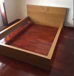 CAMA DE CASAL (Ikea) 1.40X2.00 COMPLETA com trave e estrado