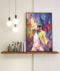 Plakat A3, Freddie Mercury, stylizowany