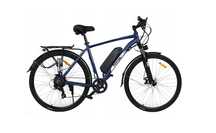 ROWER ELEKTRYCZNY Męski 28 Trekkingowy  60-70km Shimano