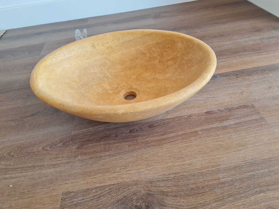 Lavatorio em marmore Travertino Gold