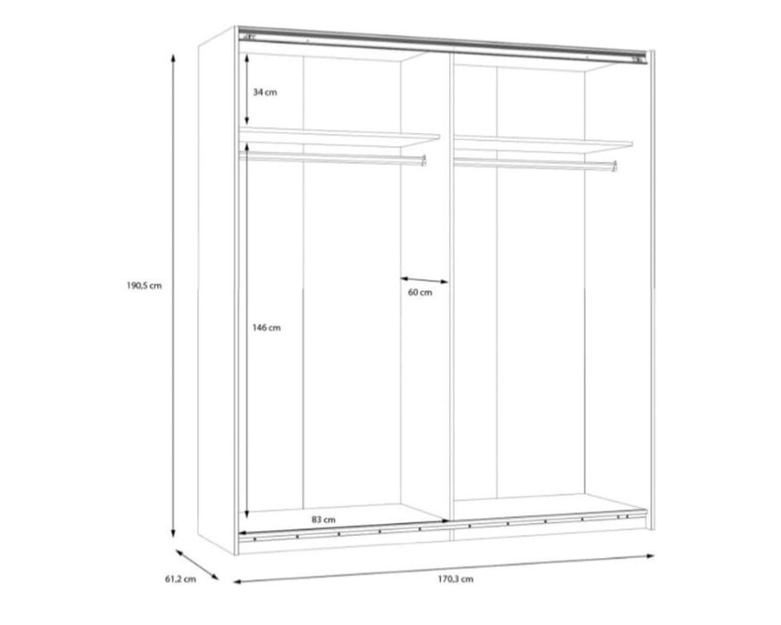 Szafa Black Red White