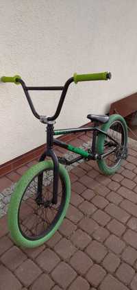 Rower BMX zielono-czarny