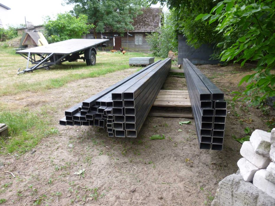 Profil stalowy zamknięty 100x100x3x6000mm oraz inne