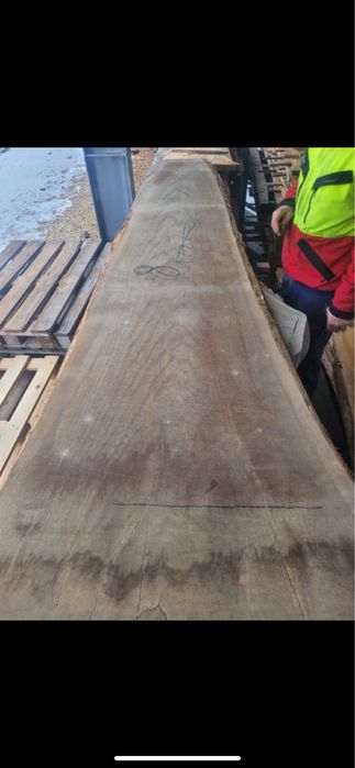 Sprzedam deski duze debowe foszty na stoł blat parapet piekny kawalek