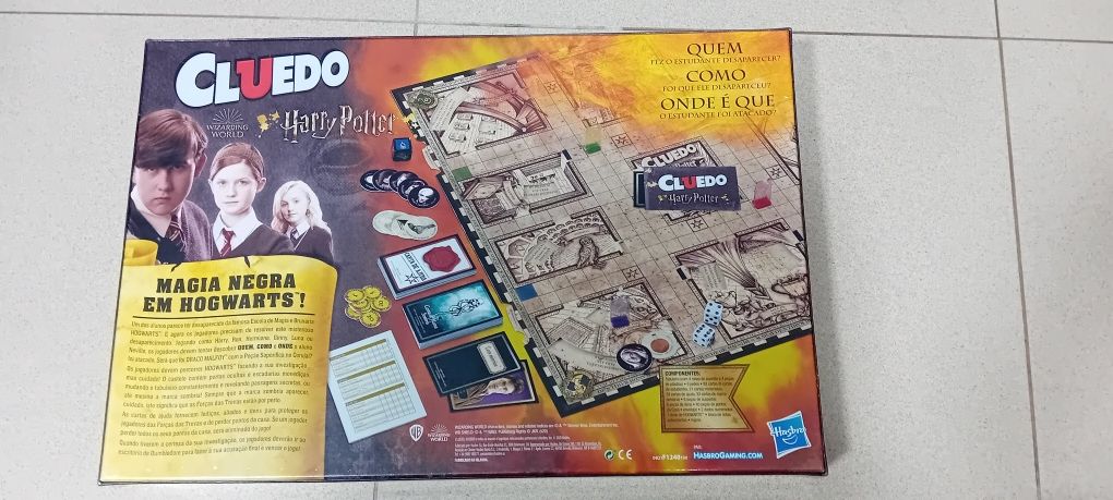 Jogo tabuleiro Cluedo Harry Potter