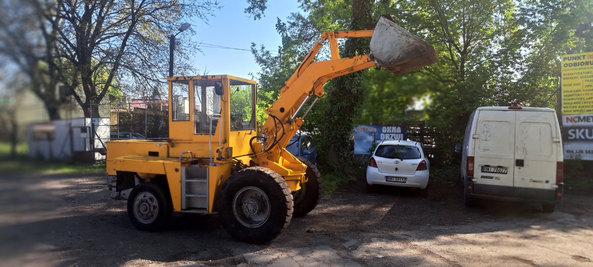 Ladowarka un053 2lyzki+chwytak silnik zetor super stan