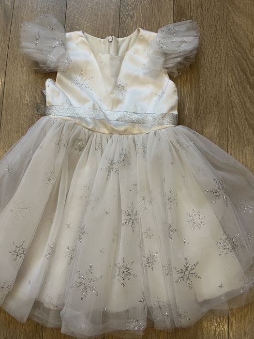 Новорічна сукня/ сукня сніжинка для дівчинки