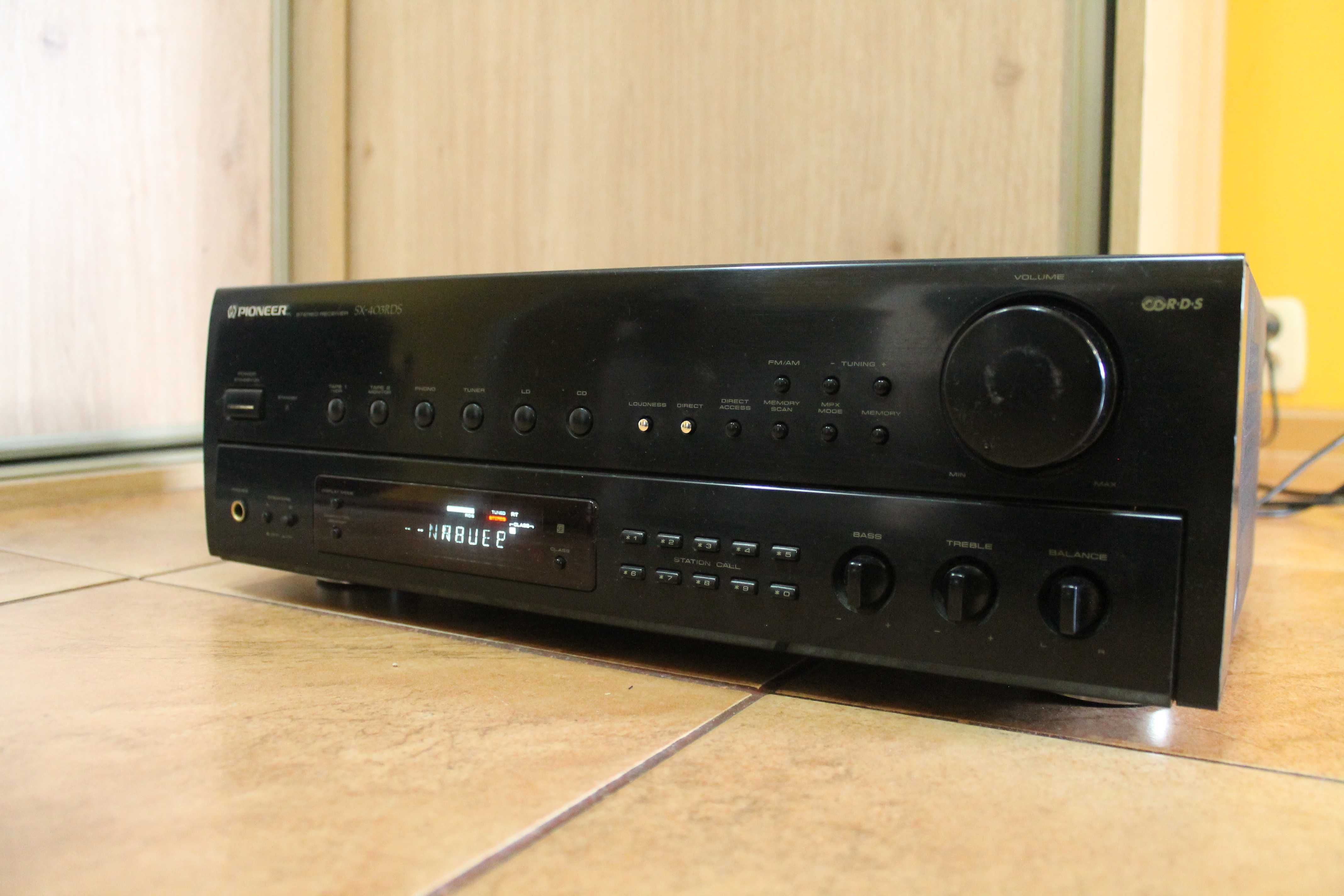 Amplituner Pioneer SX-403rds Pobór 460 Watt