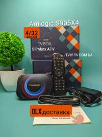 Смарт приставка TRANSPEED X4 WiFi 5Гц 4/32 SLIMBOX smart tv box xiaomi