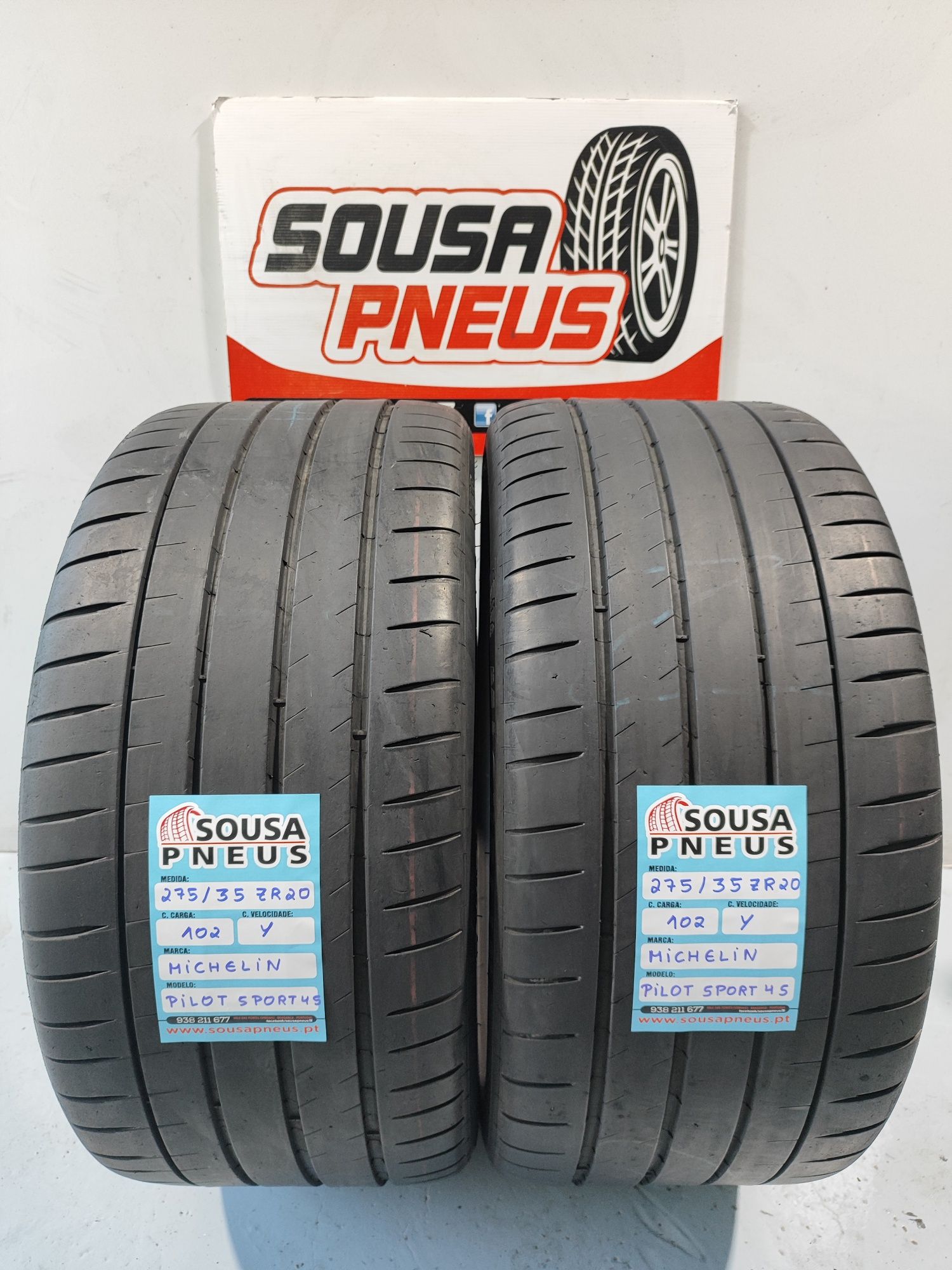 2 pneus semi novos 275-35R20 Michelin - Oferta dos portes