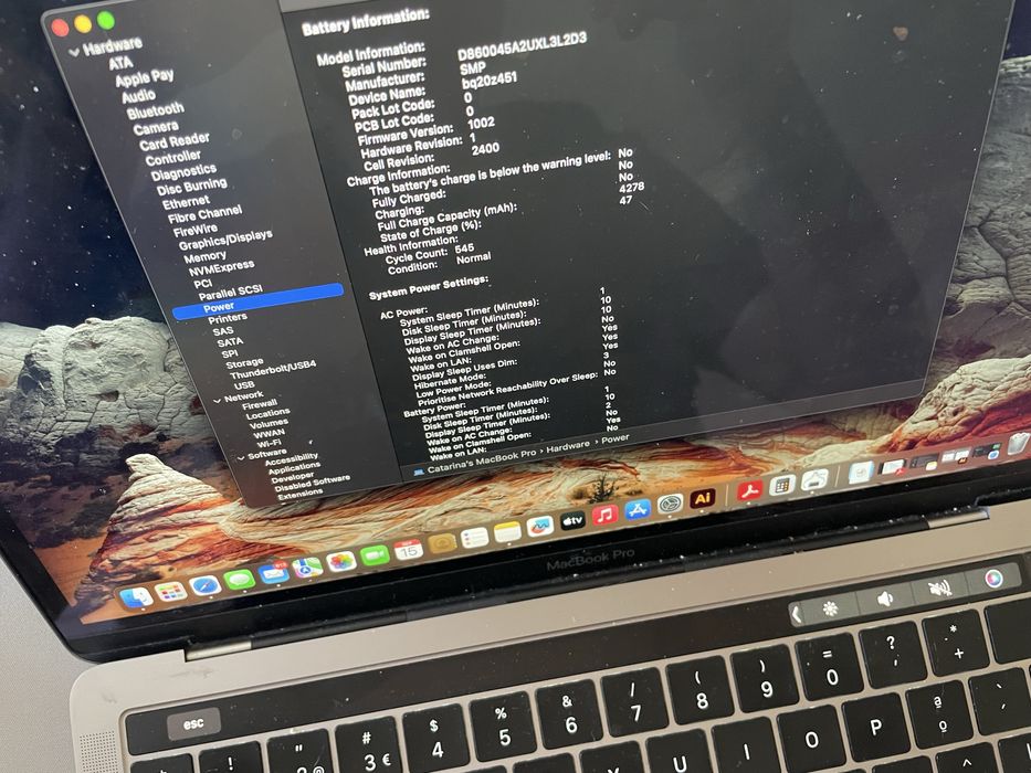 MacBook Pro 13” – i5 Quad Core, 8GB RAM