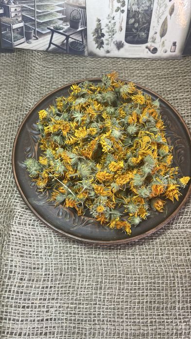 Сушені квіти нагідки. Календула сушена. лікарські трави