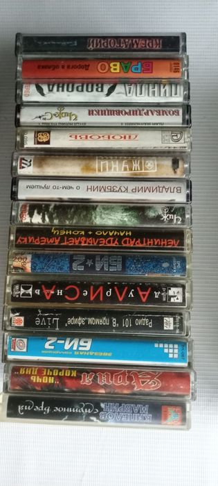 касети, кассеты-БИ-2,Чиж и Ко,Машина Времени,Наутилус,Алиса,Черный Коф