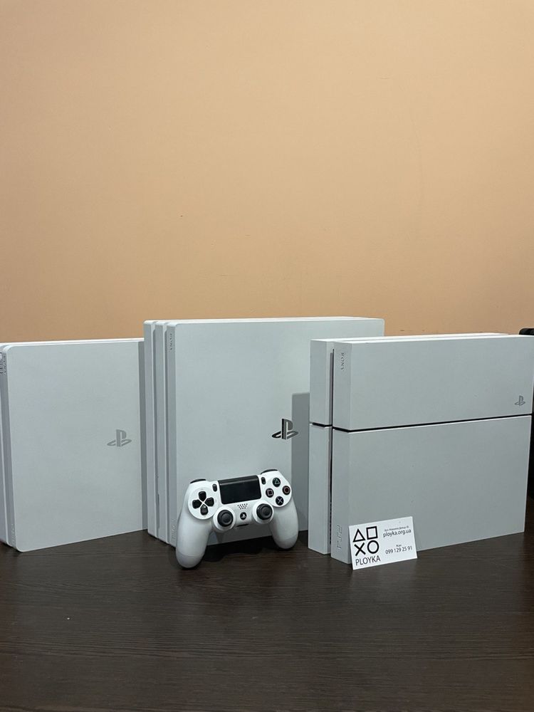 Магазин! Playstation 4 500GB White (1 или 2 геймпада). С гарантией