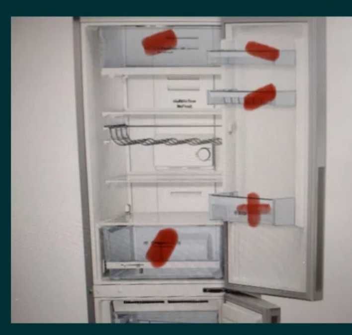 Półki do lodówki Bosch, szuflady