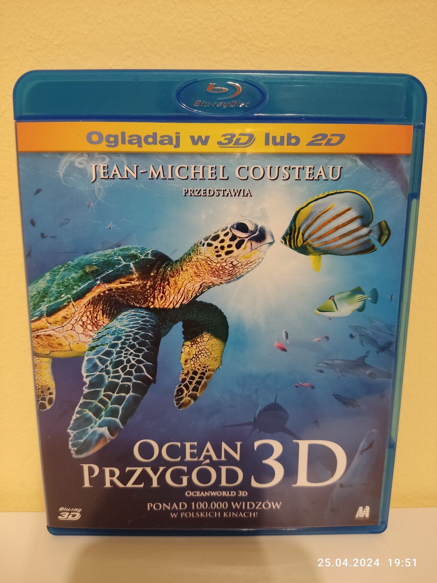 Zestaw filmów Blu ray 3D Życie Pi Nasz wszechświat Ocean przygód