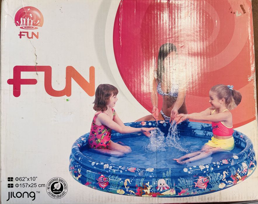 Piscina Insuflável Tropical Fish Pool – 157 cm – Nova