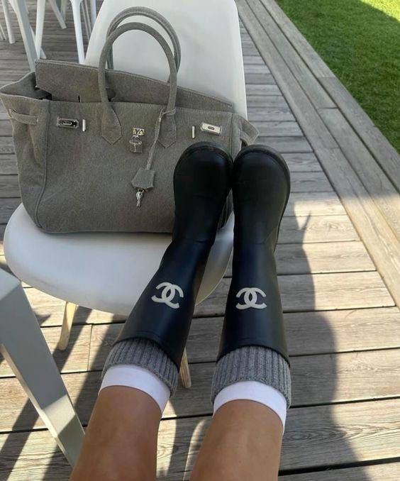Резинові гумові чоботи Chanel 36, 39, 40