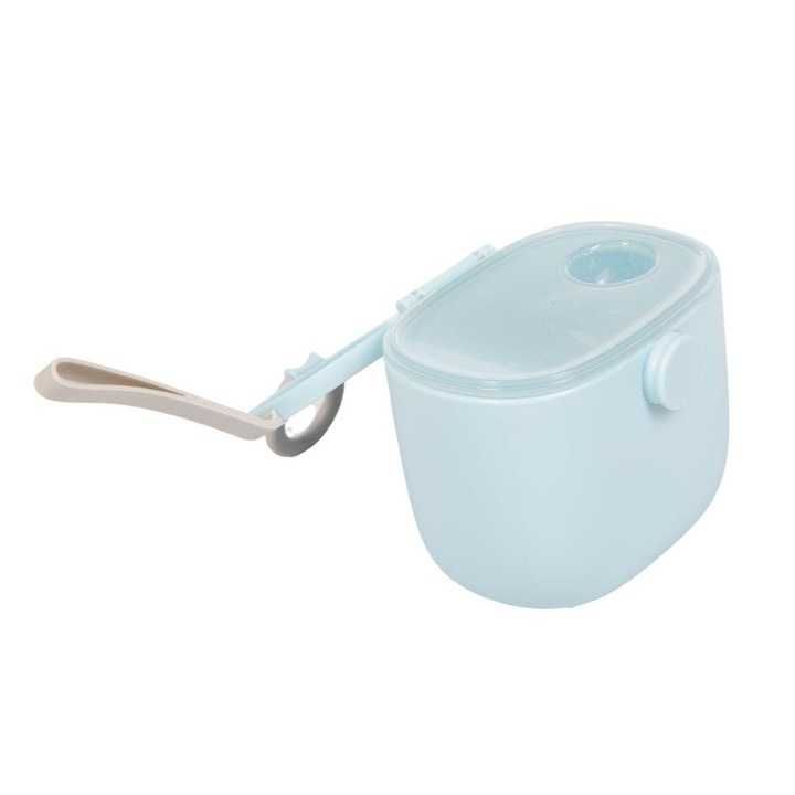 Pojemnik na mleko w PROSZKU dla niemowląt dzieci 500ml pokarmu BLUE