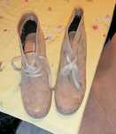 Botins camel salto de cunha