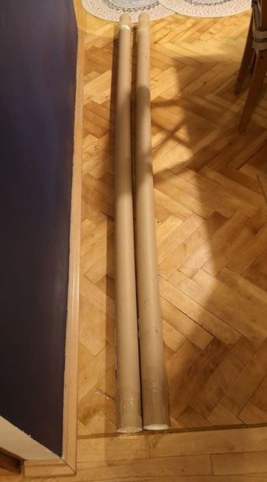 Tuba kartonowa długość 250cm średnica 75mm. Cena dotyczy 1 szt.