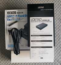 LOETAD Obudowa dysku twardego 3,5/2,5 cala USB 3.0 do SATA I/II/III