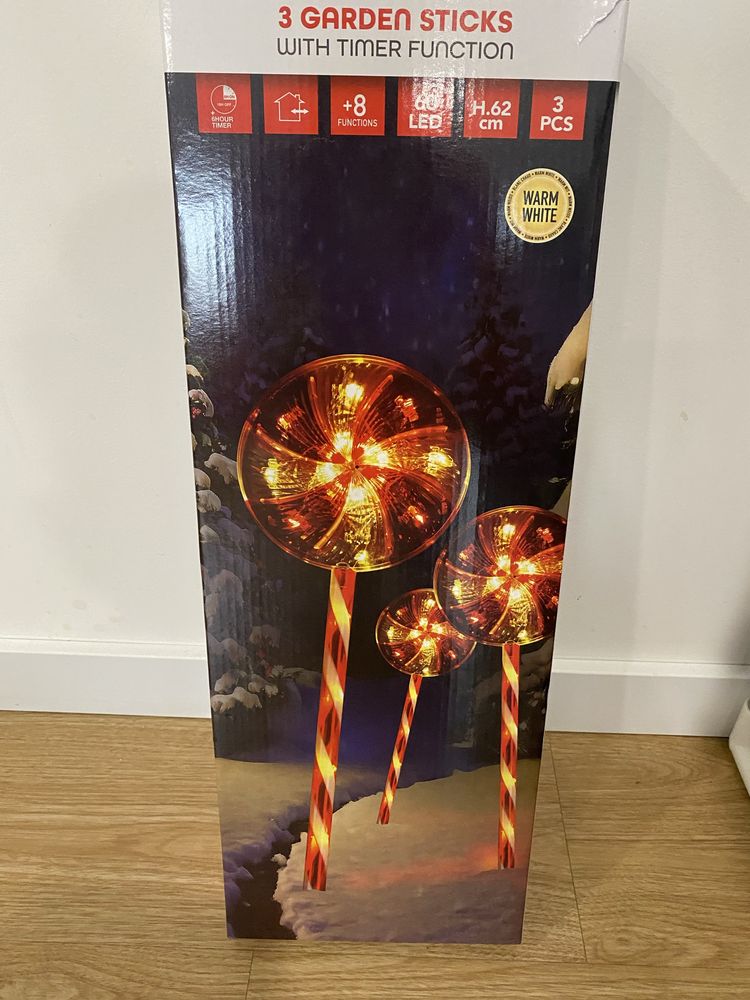Led Stick chupa de Natal - 62 cm