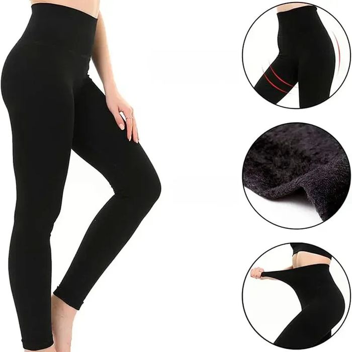 Жіночі безшовні лосини на хутрі люкс якості!