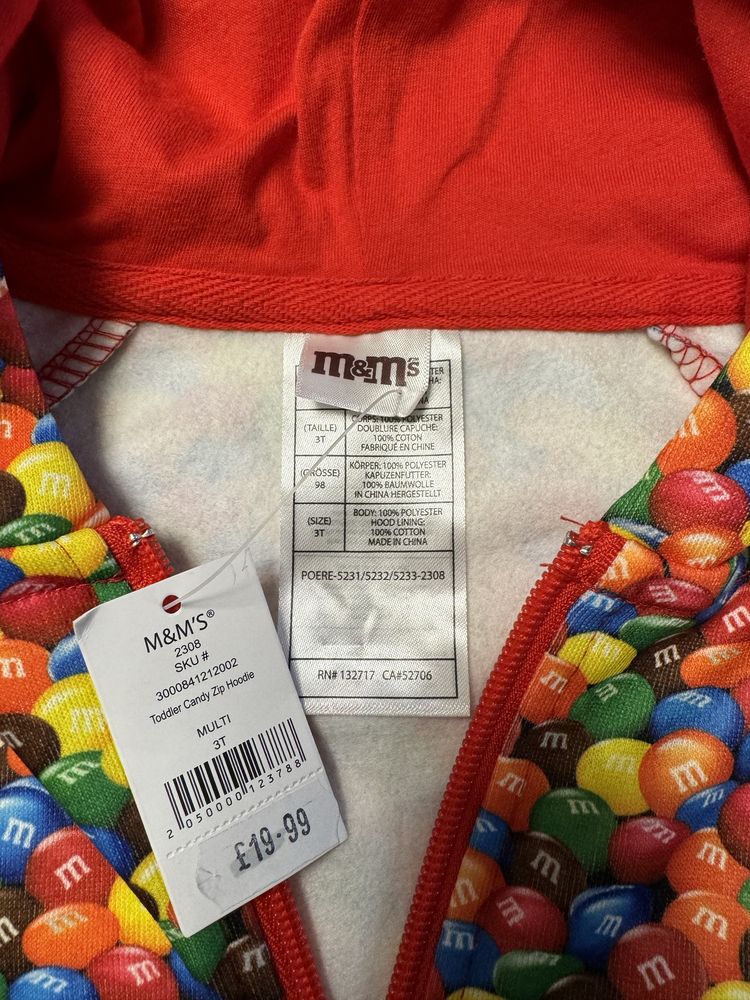 Bluza M&M’s nowa w rozm. 98